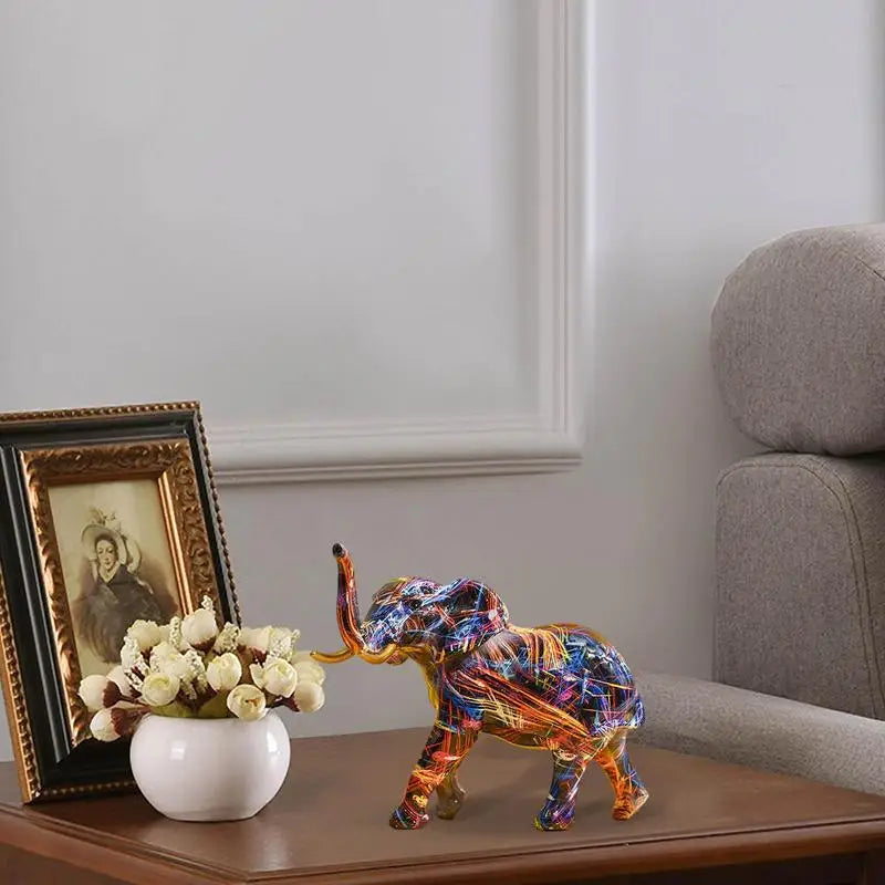 PrismArt - Scultura in Resina Vibrante per Elevare il Tuo Arredamento