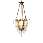Lampadario in Cristallo Filegray