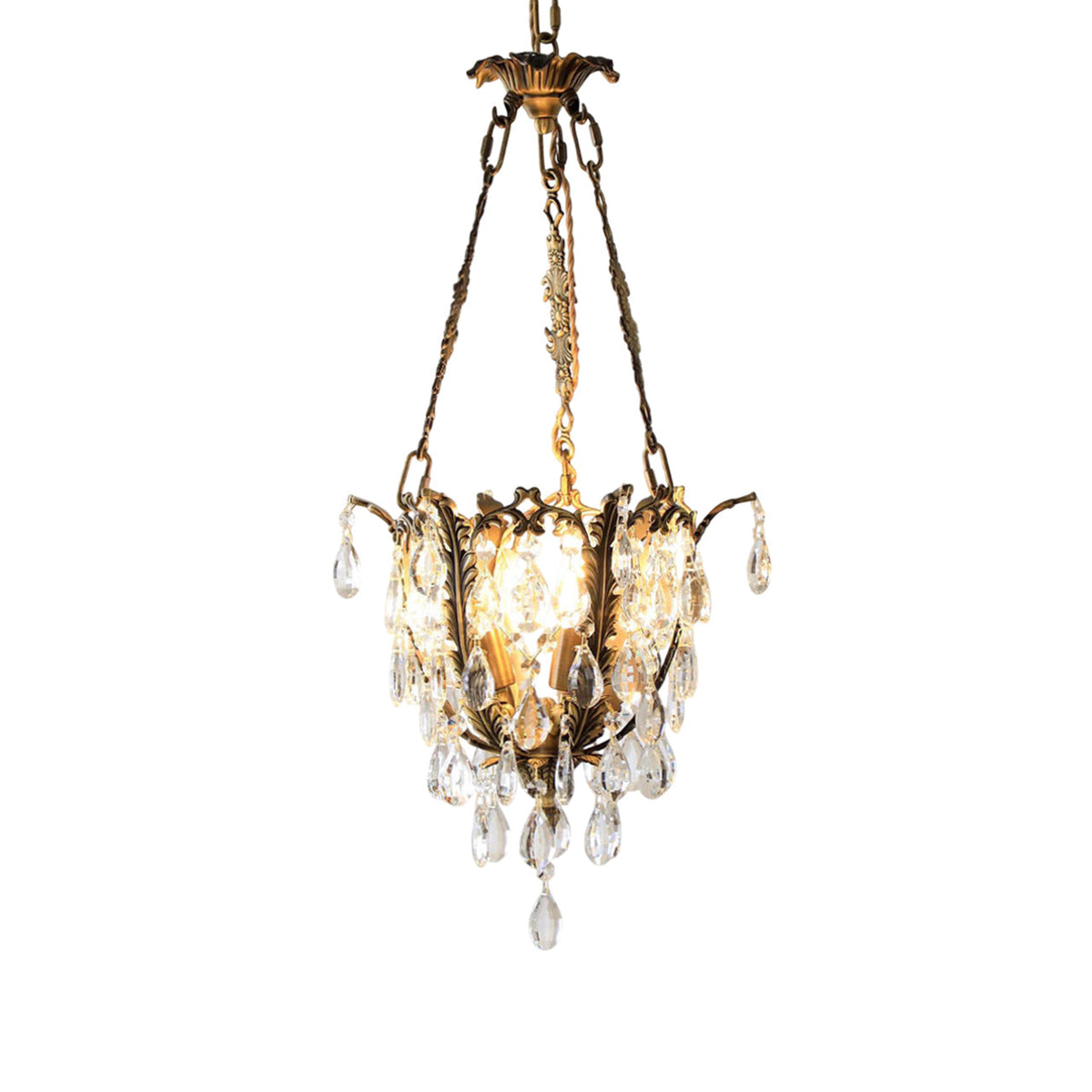 Lampadario in Cristallo Filegray
