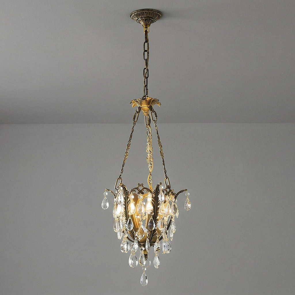 Lampadario in Cristallo Filegray