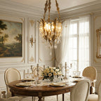 Lampadario in Cristallo Filegray