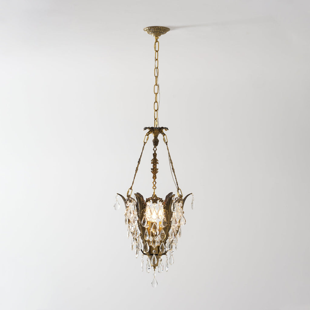 Lampadario in Cristallo Filegray