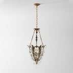 Lampadario in Cristallo Filegray