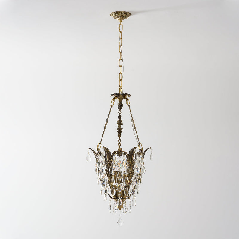 Lampadario in Cristallo Filegray