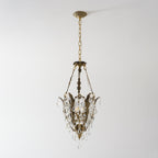 Lampadario in Cristallo Filegray