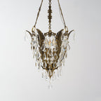 Lampadario in Cristallo Filegray
