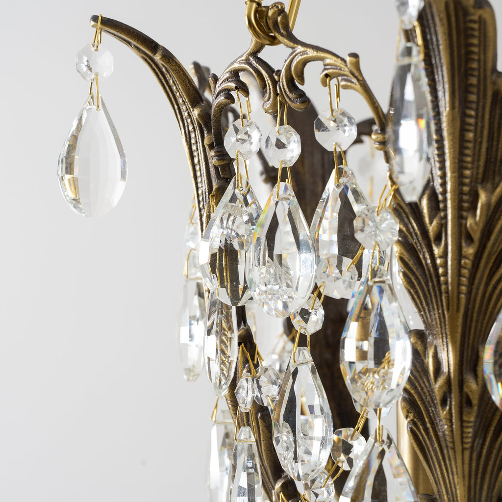 Lampadario in Cristallo Filegray