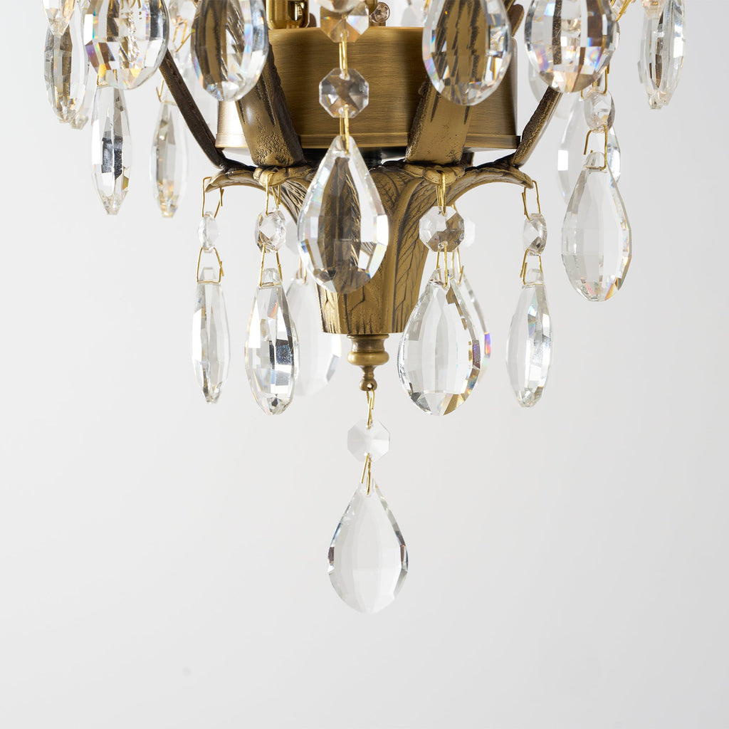 Lampadario in Cristallo Filegray