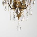Lampadario in Cristallo Filegray