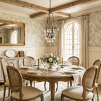 Lampadario in Cristallo Filegray