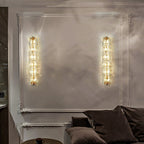 Lumix Applique Oro Ottone Vetro Glam