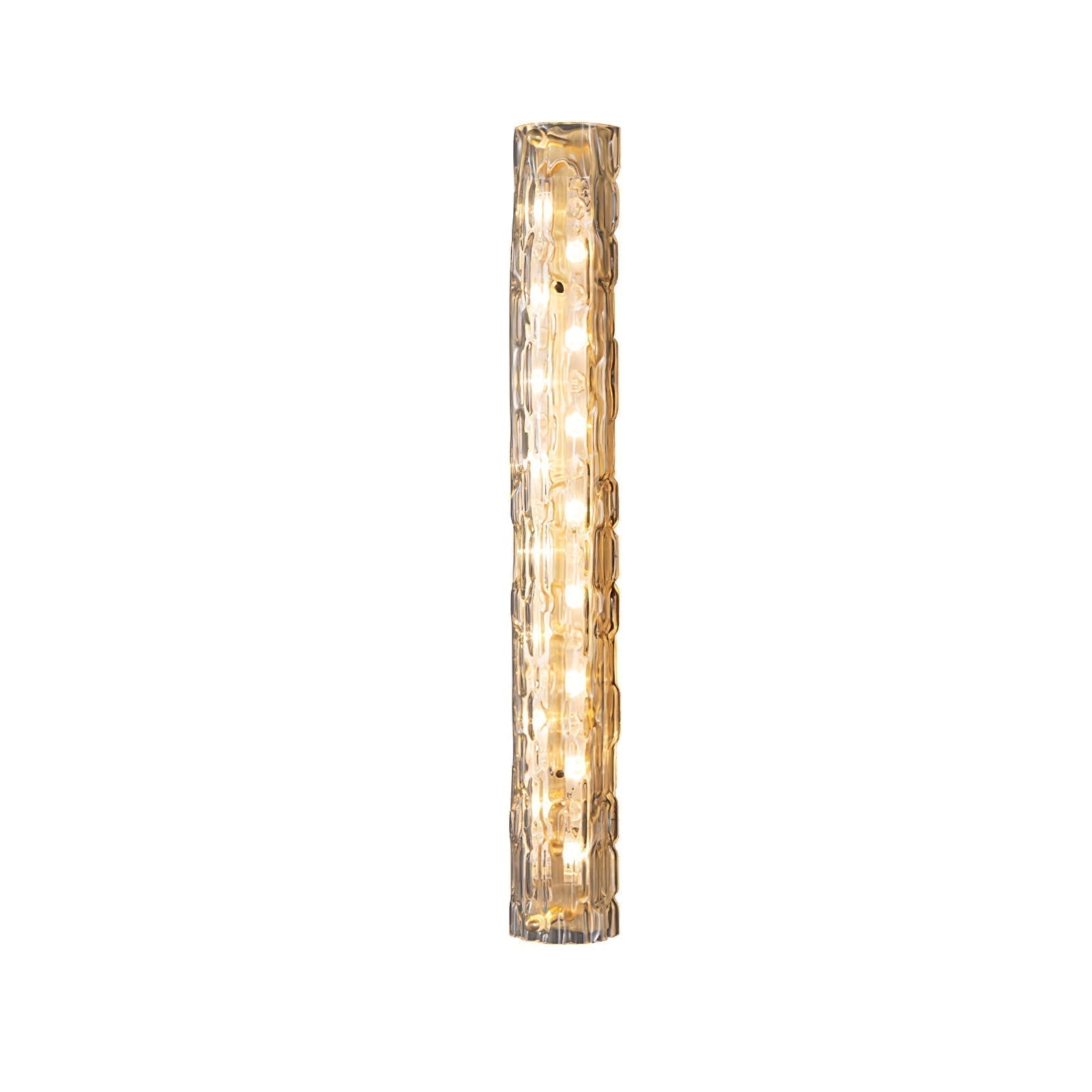 Lumix Applique Oro Ottone Vetro Glam