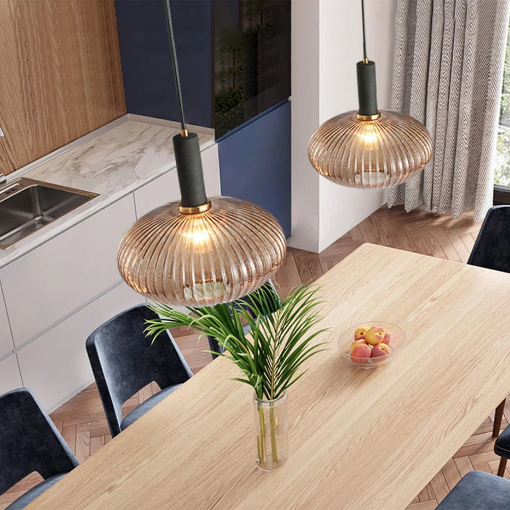 Lampada a Sospensione in Vetro Flair