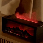 FlameMist – Umidificatore Aromaterapico con Effetto Fiamma e Luce LED