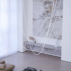 Lampada a sospensione a curva flessibile