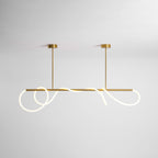 Lampadario a Curva Lineare Flessibile