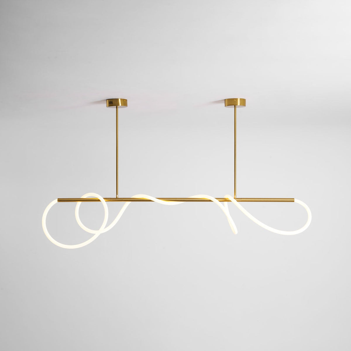 Lampadario a Curva Lineare Flessibile