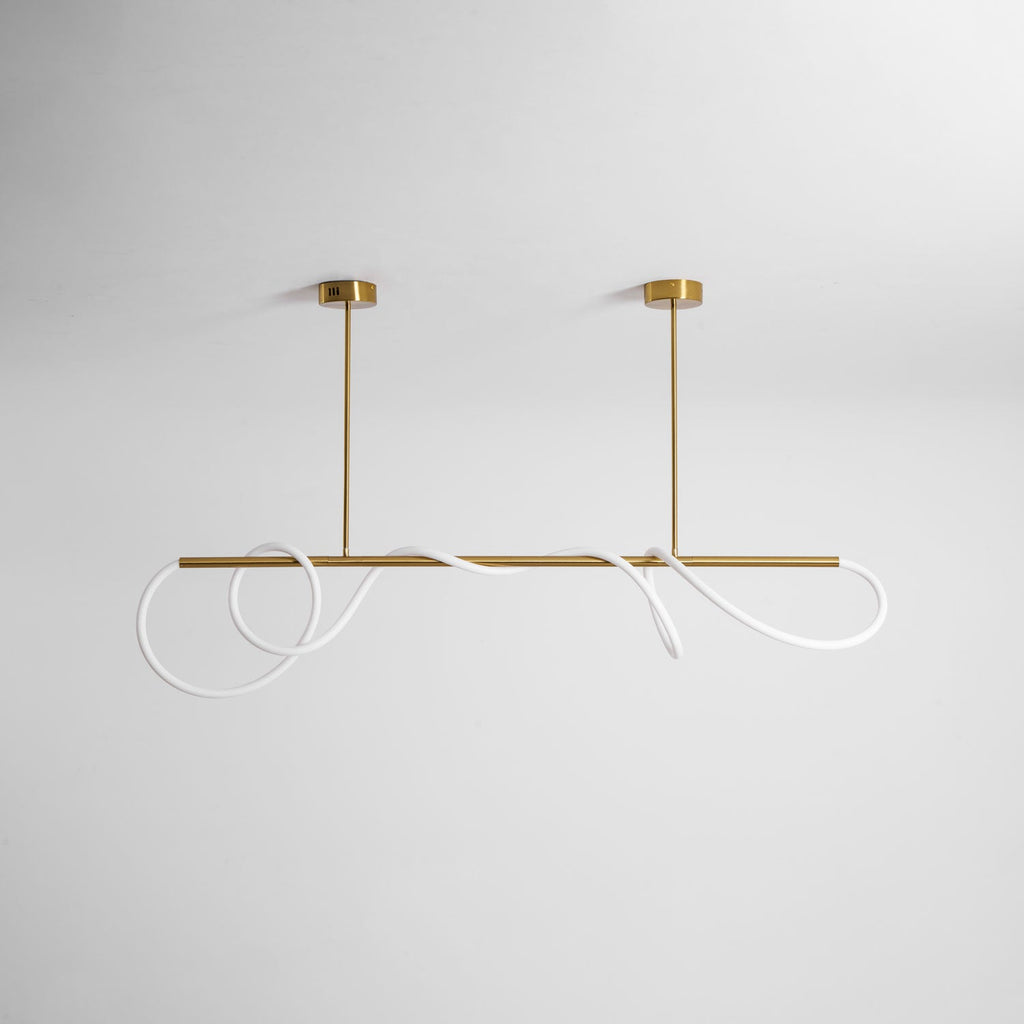 Lampadario a Curva Lineare Flessibile