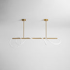 Lampadario a Curva Lineare Flessibile