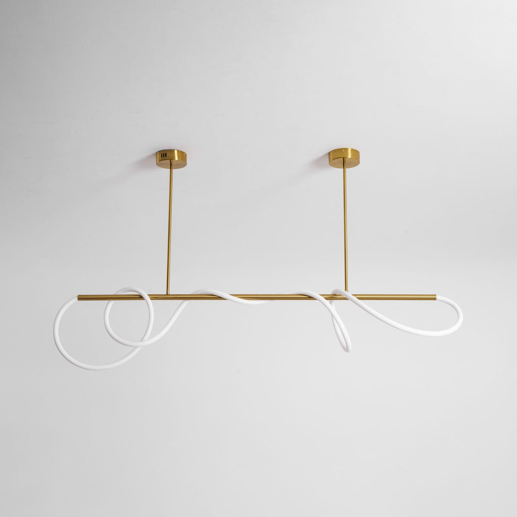 Lampadario a Curva Lineare Flessibile