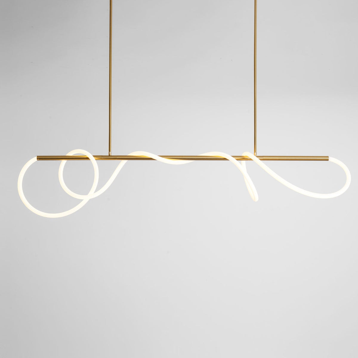 Lampadario a Curva Lineare Flessibile