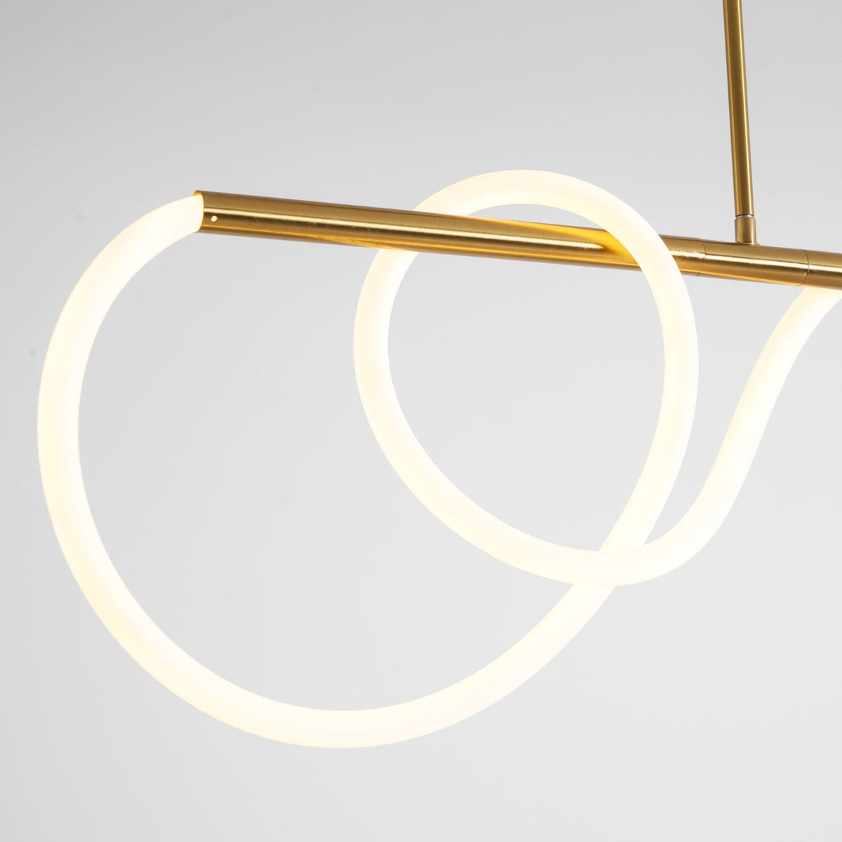 Lampadario a Curva Lineare Flessibile