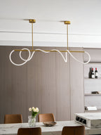 Lampadario a Curva Lineare Flessibile