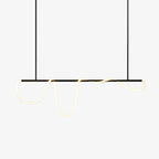 Lampadario a Curva Lineare Flessibile