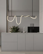 Lampadario a Curva Lineare Flessibile
