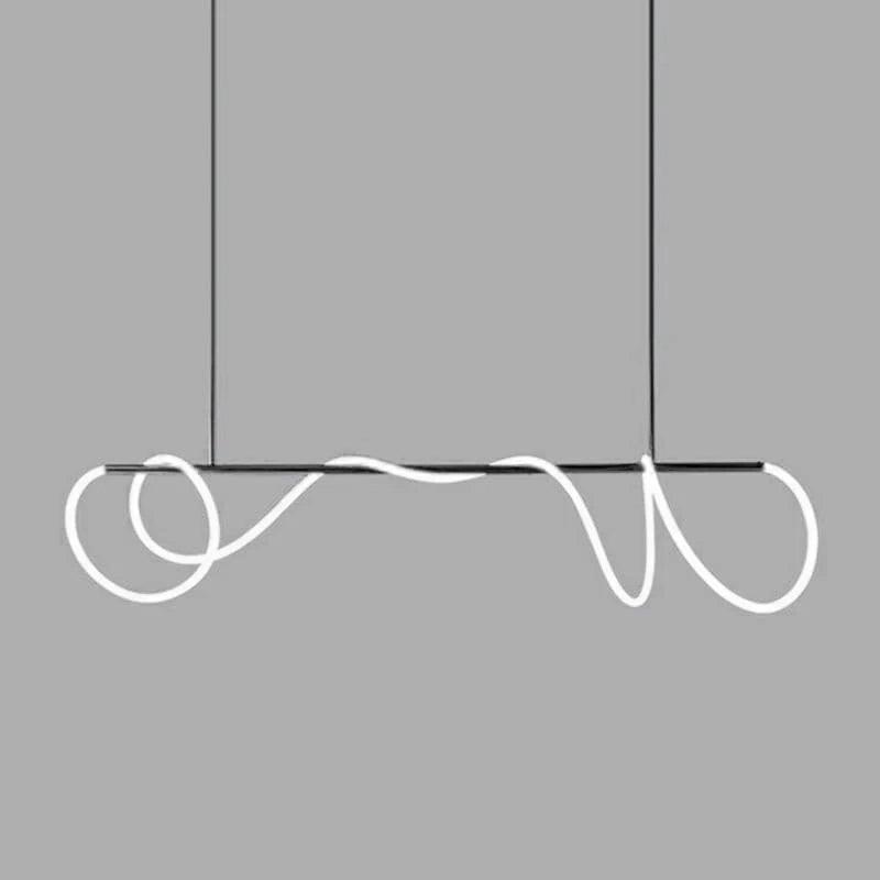 Lampadario a Curva Lineare Flessibile