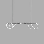 Lampadario a Curva Lineare Flessibile