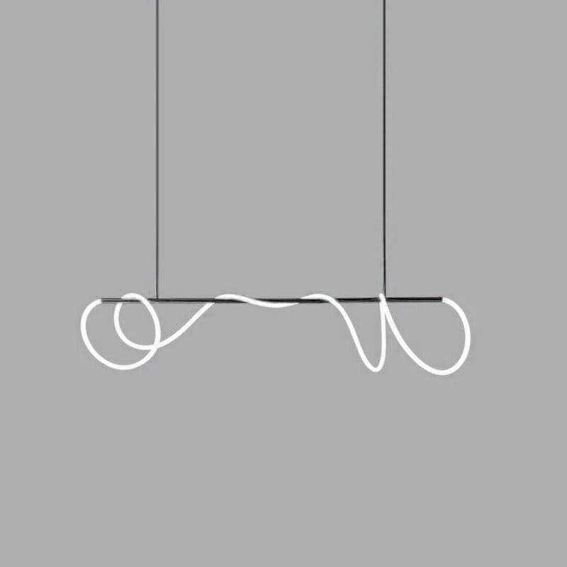 Lampadario a Curva Lineare Flessibile
