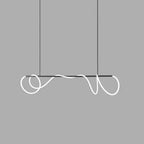 Lampadario a Curva Lineare Flessibile