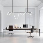 Lampadario a Curva Lineare Flessibile
