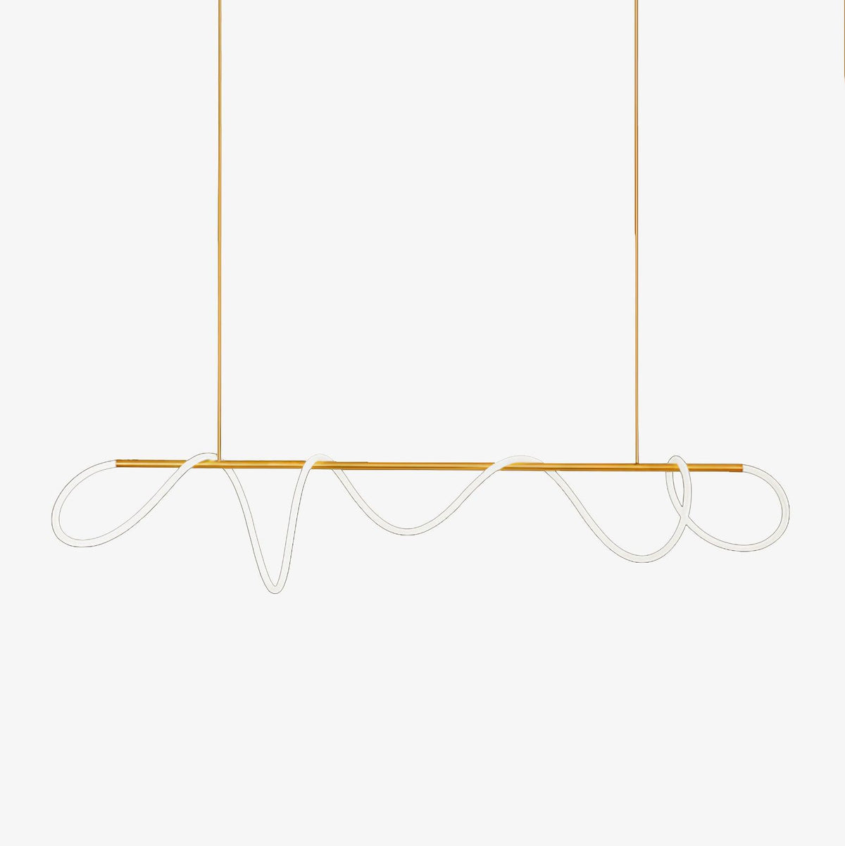 Lampadario a Curva Lineare Flessibile