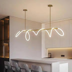 Lampadario a Curva Lineare Flessibile