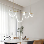 Lampadario a Curva Lineare Flessibile