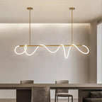 Lampadario a Curva Lineare Flessibile