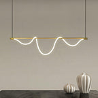 Lampadario a Curva Lineare Flessibile