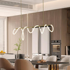 Lampadario a Curva Lineare Flessibile