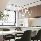 Lampadario a Curva Lineare Flessibile