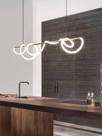 Lampadario a Curva Lineare Flessibile