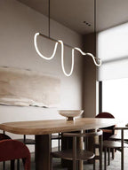 Lampadario a Curva Lineare Flessibile