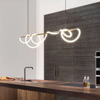Lampadario a Curva Lineare Flessibile