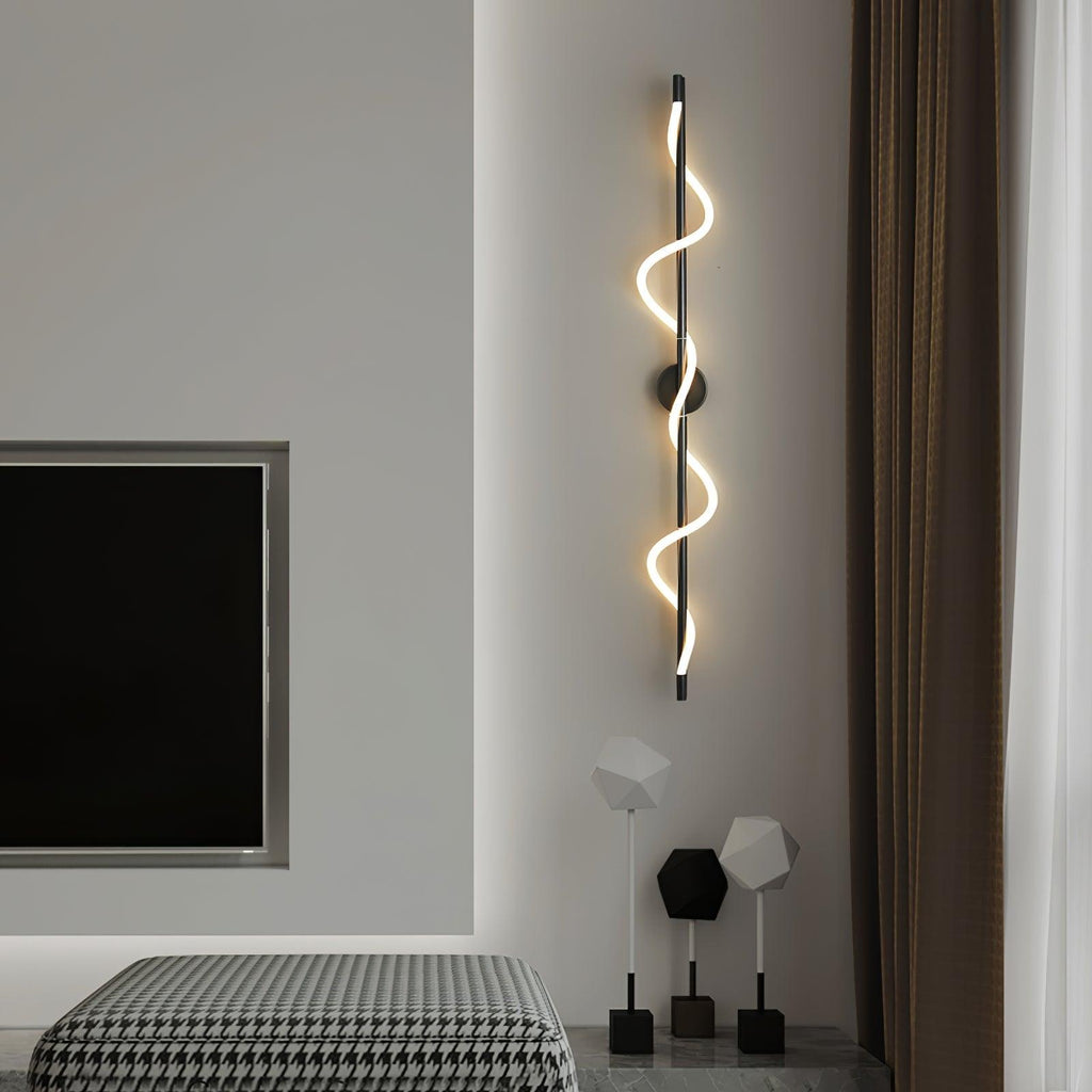 Lampada da Parete a Curva Lineare Flessibile