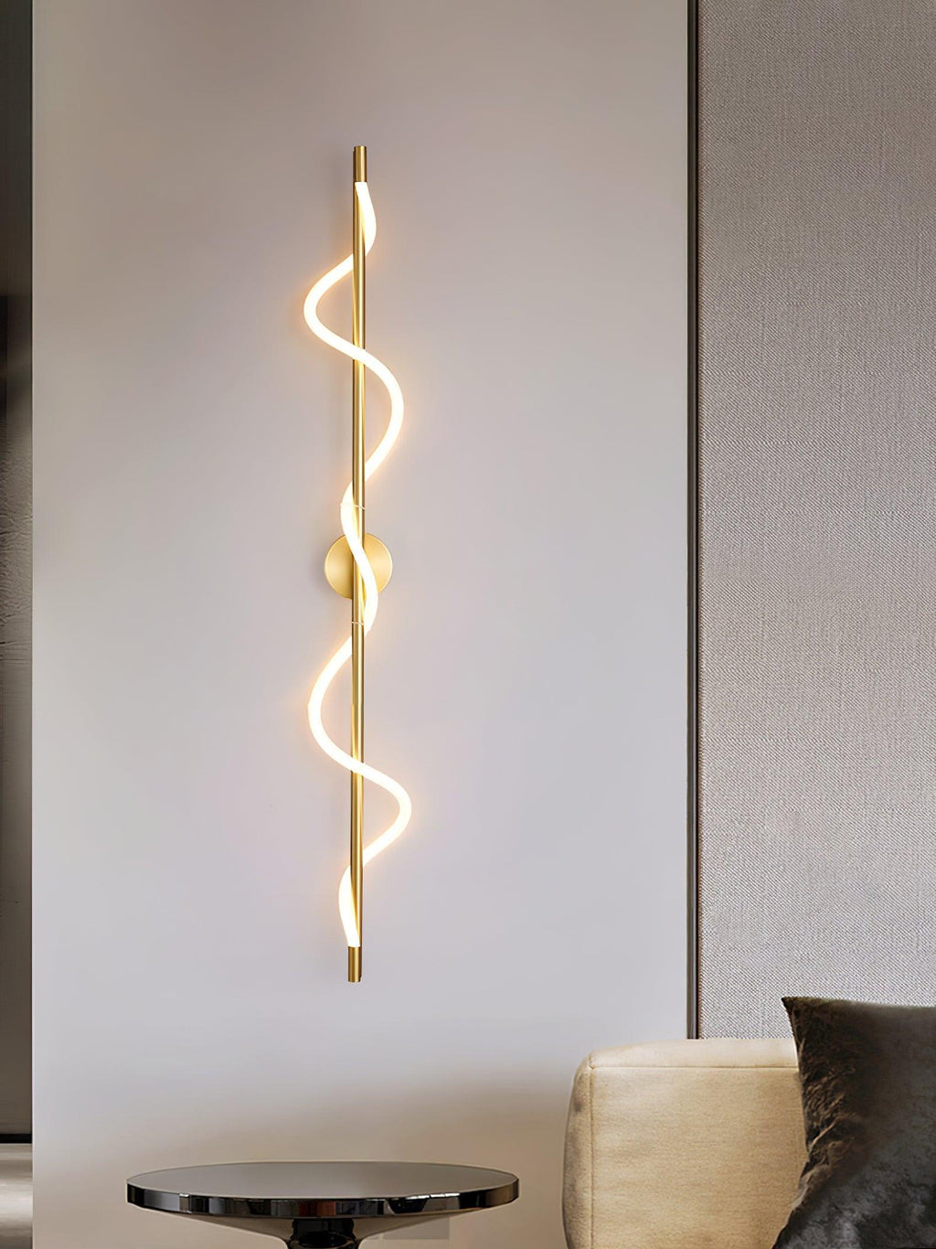 Lampada da Parete a Curva Lineare Flessibile