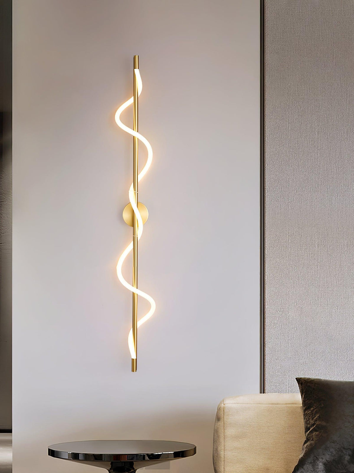 Lampada da Parete a Curva Lineare Flessibile