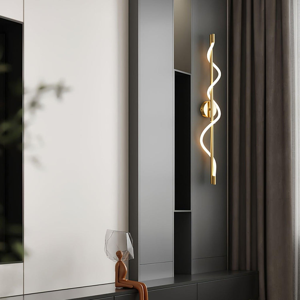 Lampada da Parete a Curva Lineare Flessibile
