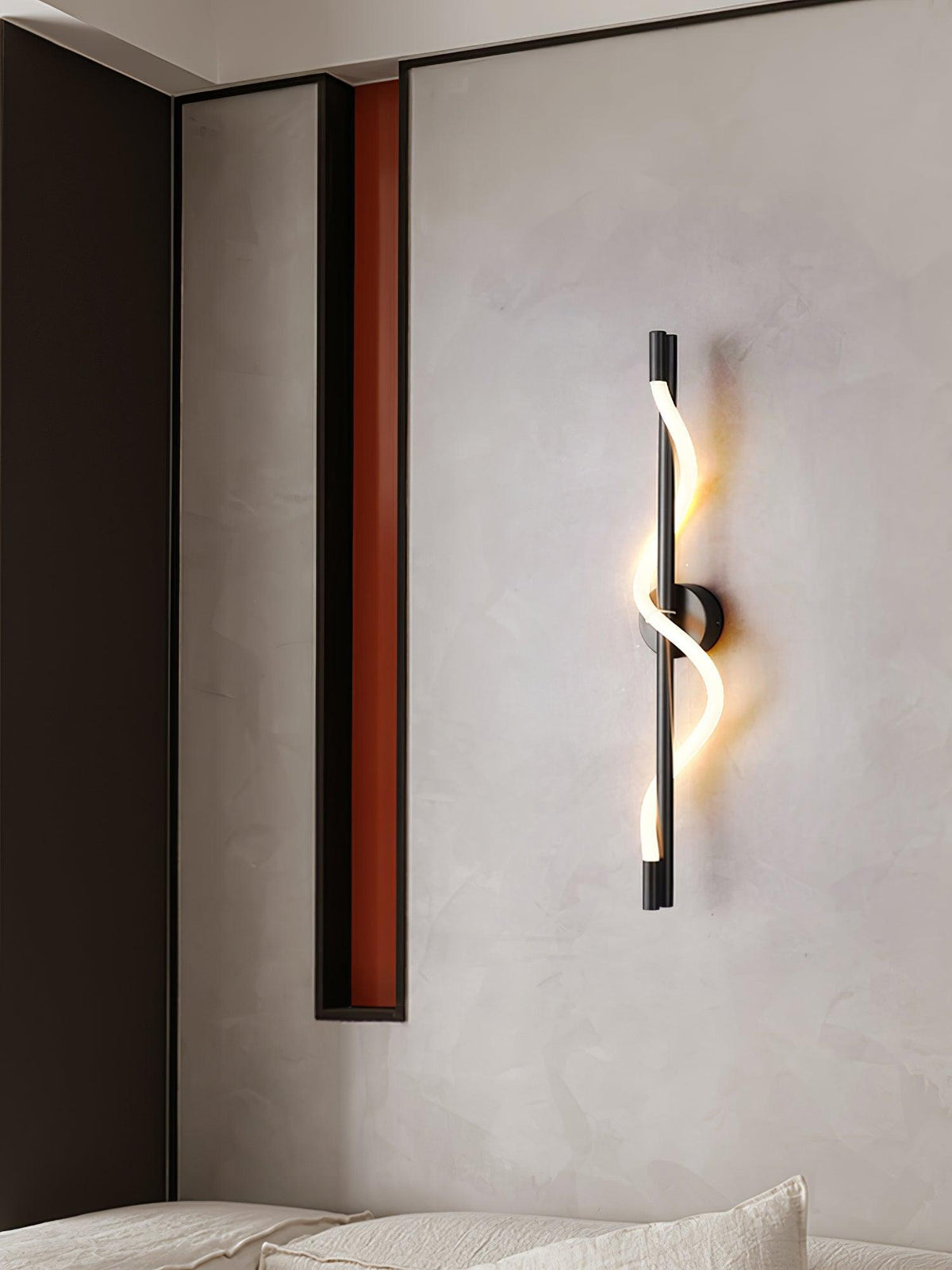 Lampada da Parete a Curva Lineare Flessibile