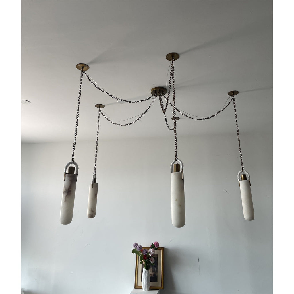 Lampada a Sospensione in Alabastro Flint